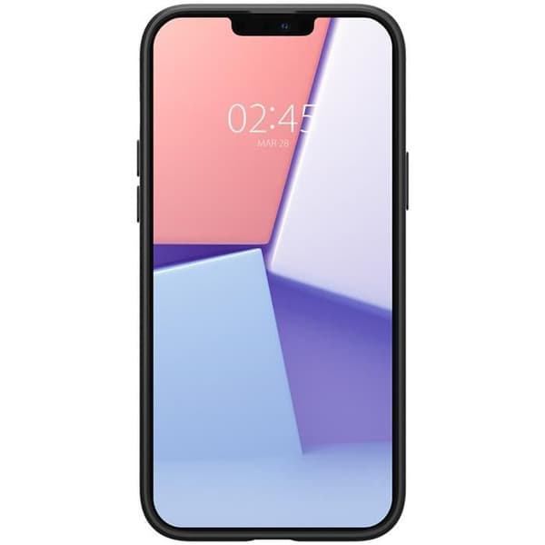 Coque - Spigen - iPhone 13 Pro Max - Blød - Sort - God beskyttelse - Mat