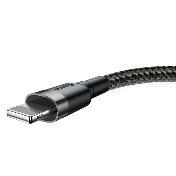 USB Lightning-kabel - BASEUS - 0.5m - 2.4A - 480Mbps - Svart