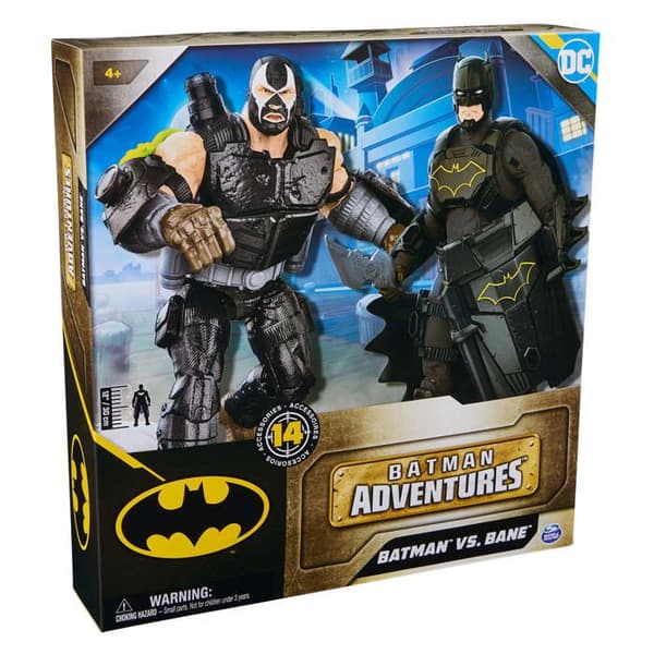 Figur - SPIN MASTER - Äventyr Batman vs. Bane - 2 figurer - 14 tillbehör - DC Comics