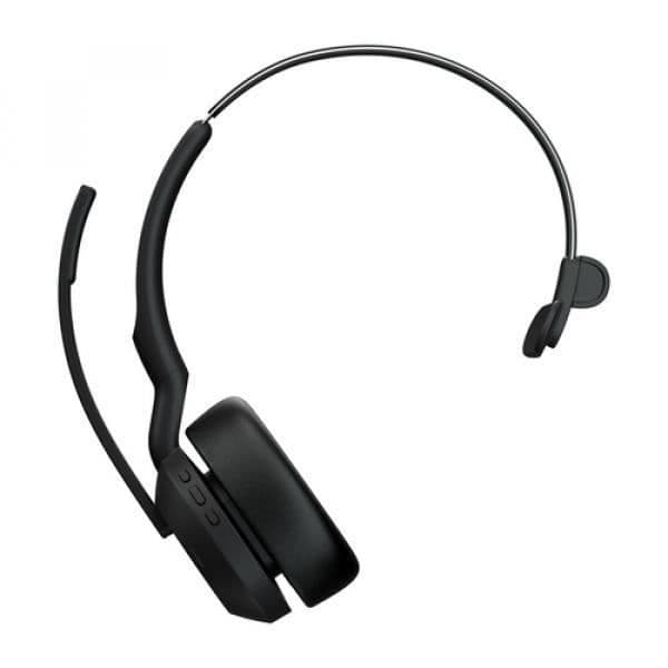 Hovedtelefon - Jabra - Evolve2 55 UC Mono - Bluetooth - Aktiv støjdæmpning - USB-A