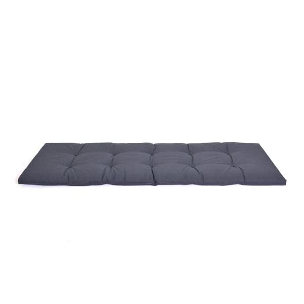 Bänkdyna - ROJAPLAST - 152 x 45 cm - Grå - Bomull - Polyester