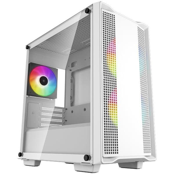 PC-chassi - DEEPCOOL - R-CC360-WHAPM3-G-1 - CC360 - ARGB vit