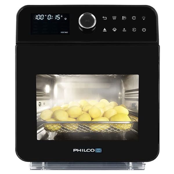 Luftfrituregryde - PHILCO - PHAO 1015 - 15 L - 2250 W - Sort