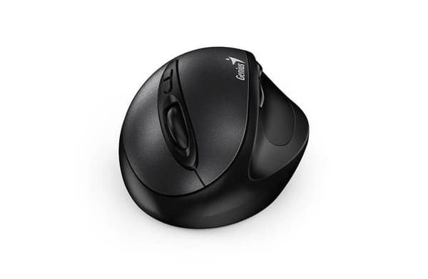 Mus Genius Ergo 8300s Trådløs Vertikal 7-knapper Sort