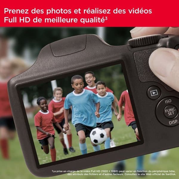 SanDisk Ultra SDHC 128 GB Class 10 UHS-I Sort