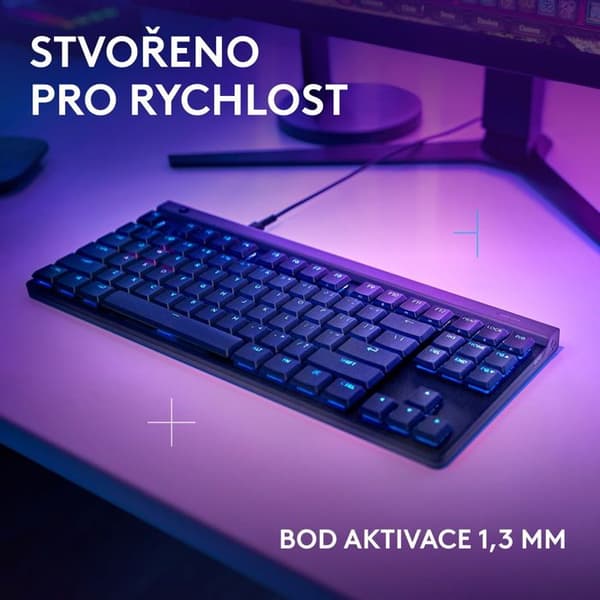 Spil-tastatur - Logitech - G515 TKL - Mekanisk - USB-C - Sort Taktile
