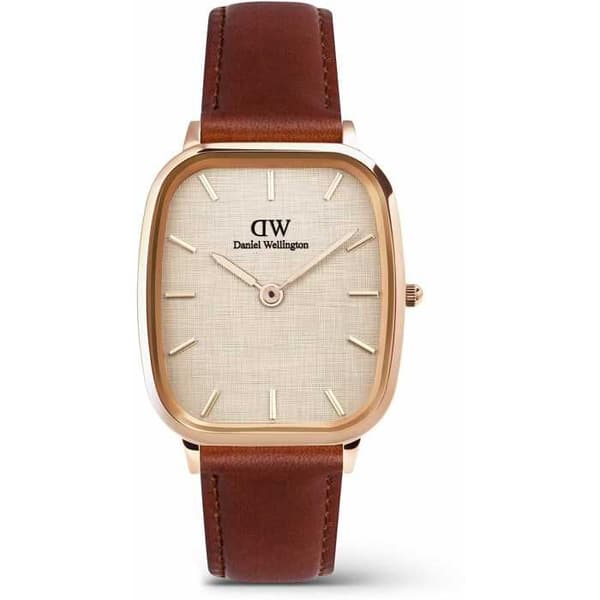 Ur - Stål, Læder Guld - Daniel Wellington - DW00100816