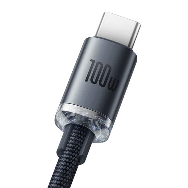 USB-kabel - BASEUS - CAJY000501 - 2 m - USB C - USB A - Sort