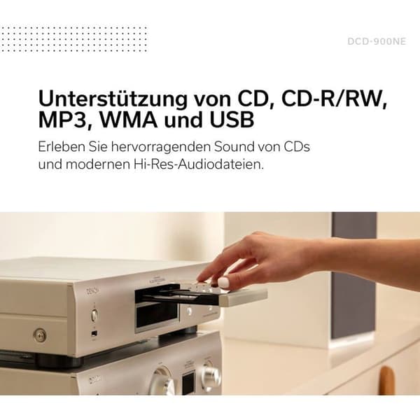 Denon DCD-900NE Sort - CD-afspiller - Hi-Fi kilder