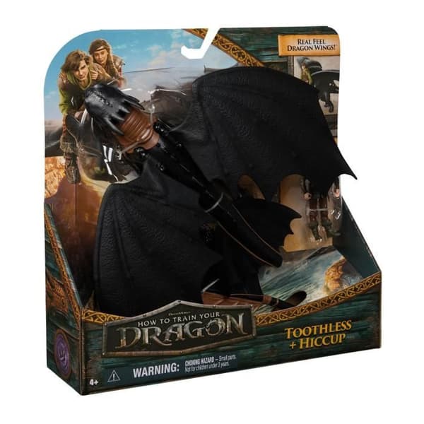 SPIN MASTER PACK DRAGE OG VIKING 25 CM KROKMOU Dragons Film