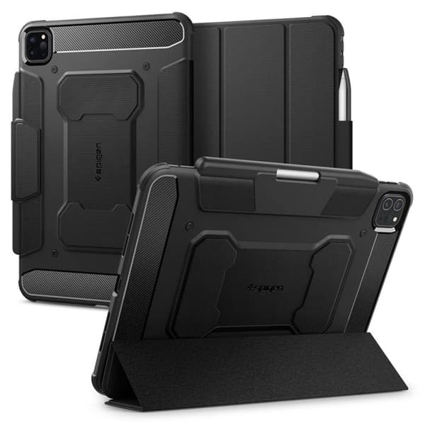 Cover til iPad Pro 11 - SPIGEN - Rugged Armor Pro - Sort - Optimal beskyttelse - Holdbare materialer