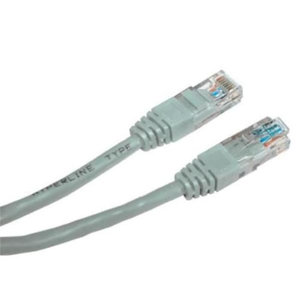 UTP Cat 5e Patch Cord, 7m - Grå, Uskærmet, Kat. 5. forbindelseskabler, til netværket af metalliske elementer