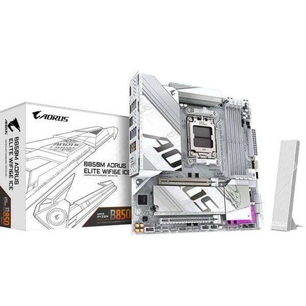 Moderbräda - GIGABYTE - B850M AORUS ELITE WIFI6E ICE