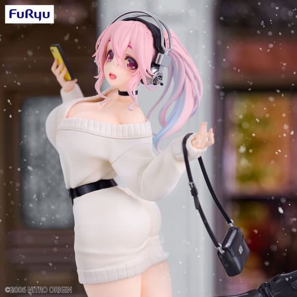Furyu - Super Sonico - Statuett Trio-Try-iT Winter Memory Ver. 21 cm
