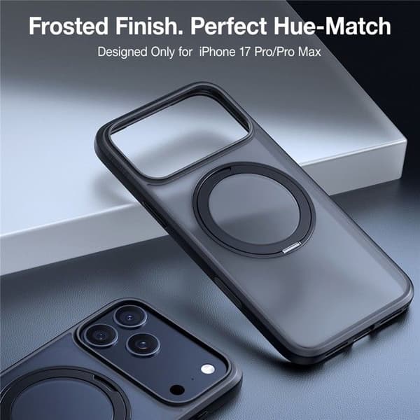 Coque Torras Ostand Pro MagSafe Serie til iPhone 17 Pro - Sort