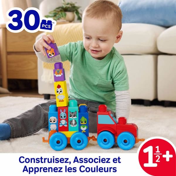 Dyrenes traktor - fra 1,5 år - Mega Blocks - JKG33