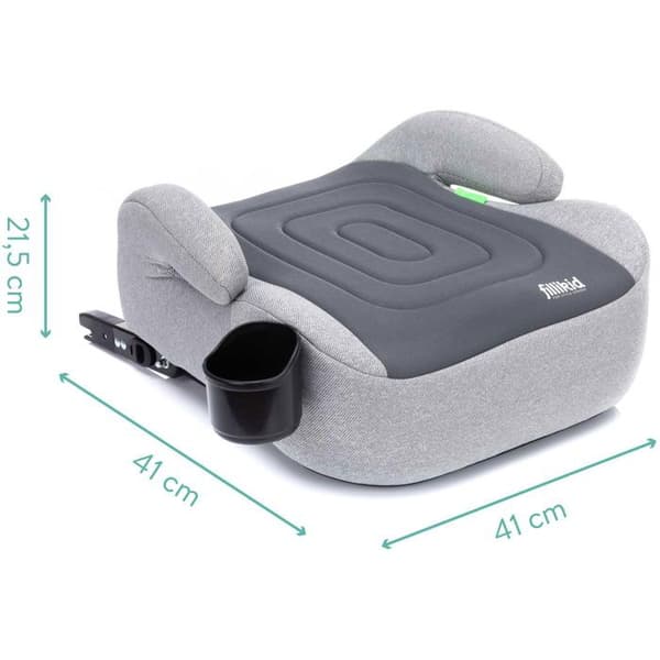 Isofix-sittkudde Fillikid i-size mörkgrå