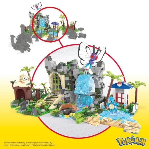 Pokémon byggeæske - MEGA CONSTRUX - Jungleekspedition - 1350 dele