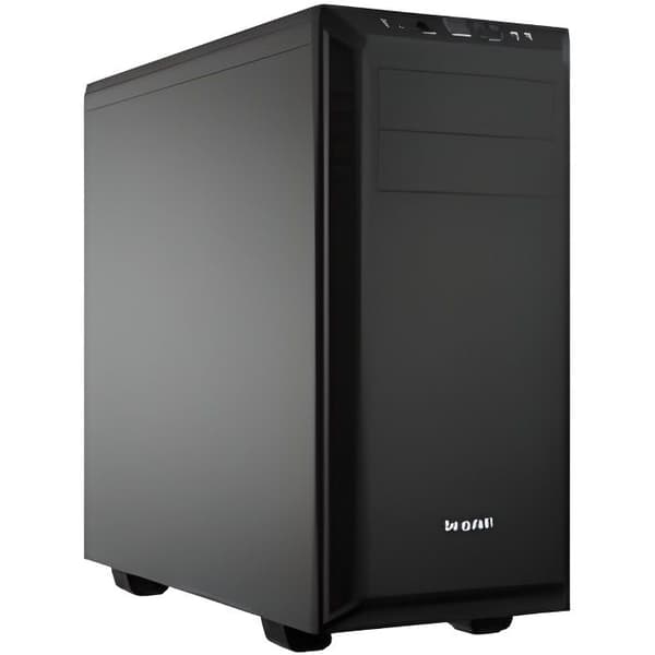 BE QUIETE Pure Base 600 PC CASE - Mid Tower - Svart - ATX-format (11236)