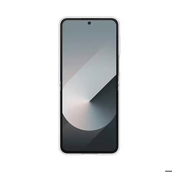 Coque - Samsung - Galaxy Z Flip6 - Grå - Blød - Personalisering NFC