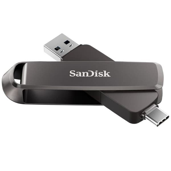 USB-nøgle - SanDisk - Extreme Pro Dual Drive - 2 To - USB Type-A og Type-C - 1000 Mo/s