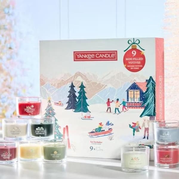 YANKEE CANDLE Presentförpackning bok 9 mini ljus i glas