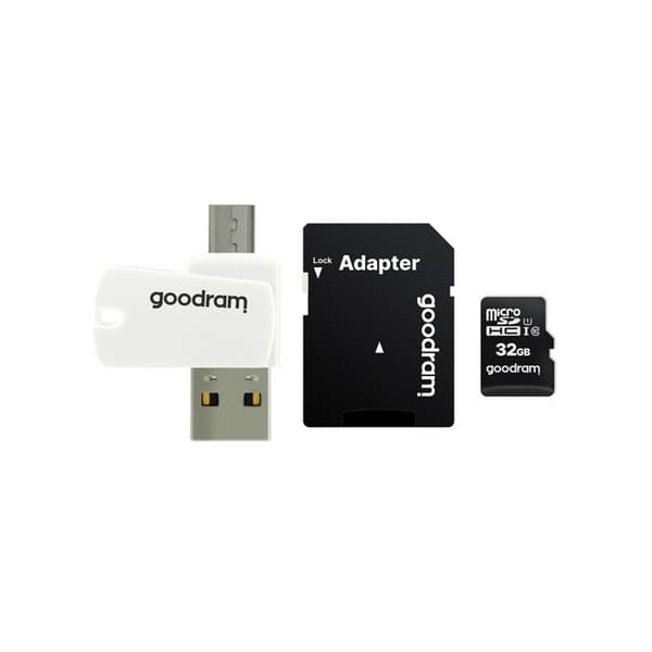 OTG USB nøgle - GOODRAM - 32GB - USB og Micro USB - 100MB/s overførsel - 5 års garanti