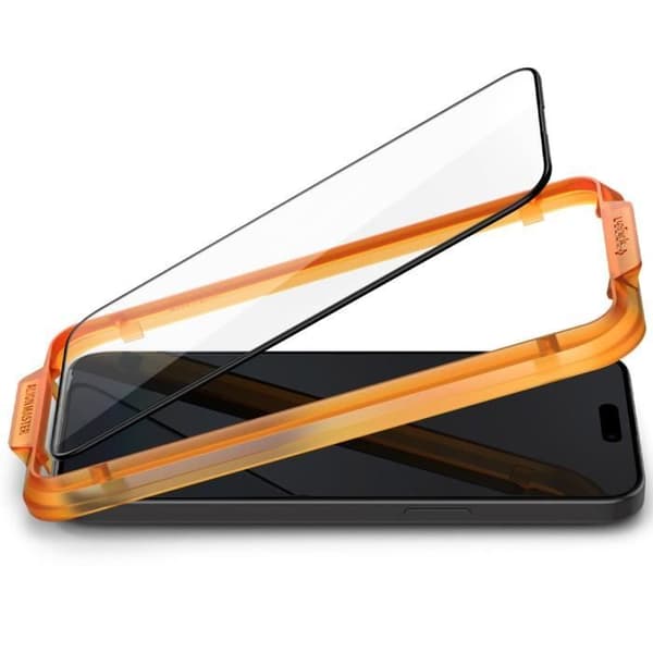 Skærmbeskyttelse - Spigen - AlignMaster Cover - 9H hærdet glas - 2 pak - iPhone 15 Pro Max