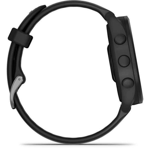 Tilsluttet GPS-ur - GARMIN - Forerunner 165 - 1,2" - Sort med sort og grå rem