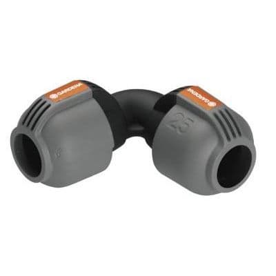 Bøjning - GARDENA - 2773-20 - Diameter 25mm - Havevanding - Quick & Easy system
