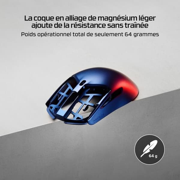 HyperX Pulsefire Haste 2 S Blå marin trådlös gamingmus