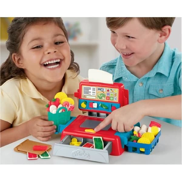 PLAY-DOH Kasse - med 4 bøtter af atoksisk modellervoks - De Klassiske