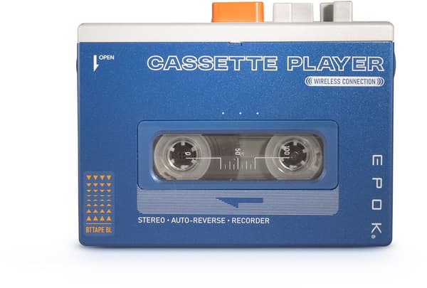 Kassettbandspelare - BIGBEN - Bluetooth - REWIND+ - Blå