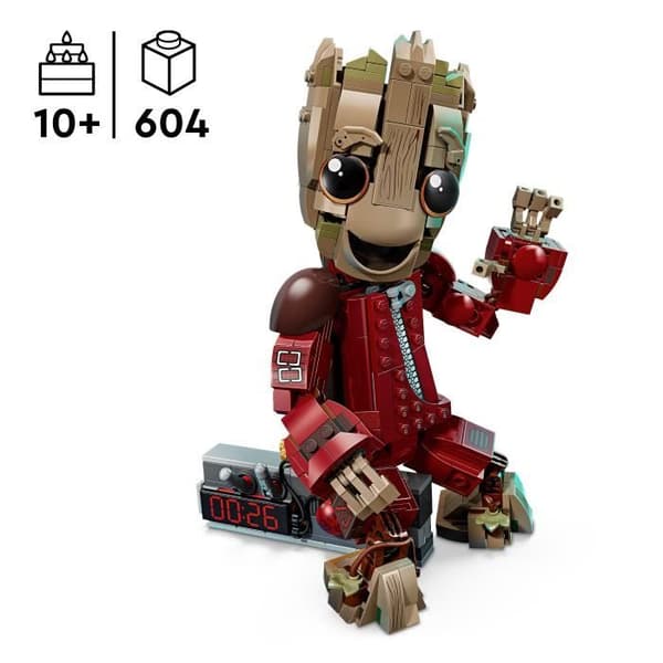 LEGO Marvel 76341 Groot i Ravager-outfit - Byggesæt 10 år - Figur