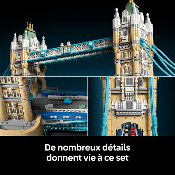 LEGO Architecture 21067 Tower Bridge - Byggesæt til Voksne - DIY Model