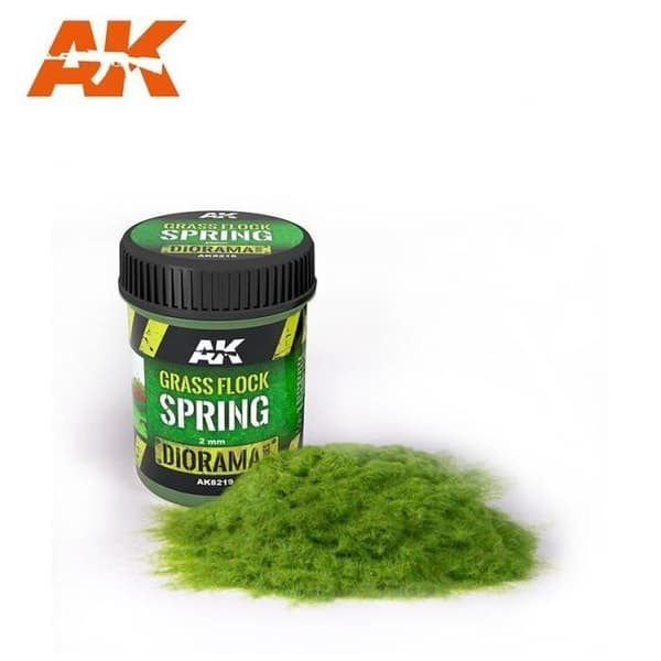 Flock - AK8219 - Nylon - Grön - 2 mm lång