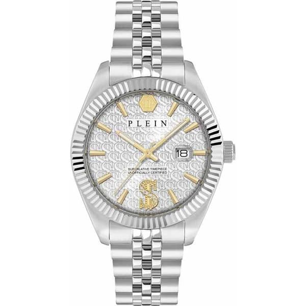 Klocka - Stål, Silver Metall - Philipp Plein - PWMFA0725