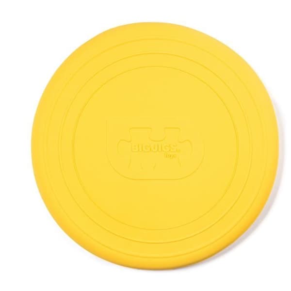 Siliconfrisbee - Bigjigs - Honungsfarb - Fällbar - Giftfri - Miljövänlig