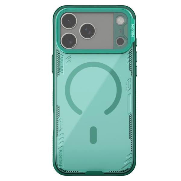 Skal för iPhone 17 Pro Max - TPU+PC, Grön, Med Stöd