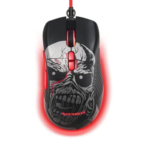 Spilmus - Subsonic - Iron Maiden - Kablet - Retro LED-belysning - Ergonomisk