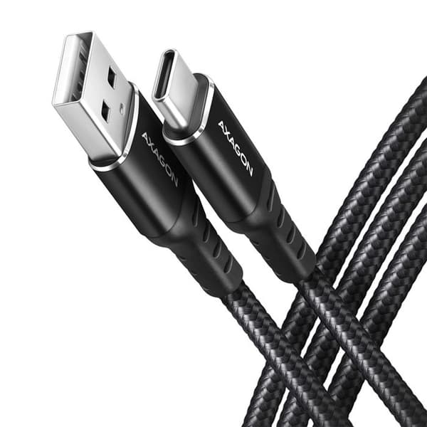 USB-C til USB-A kabel - AXAGON - BUCM-AM10AB - 1m - USB 2.0 - 3A