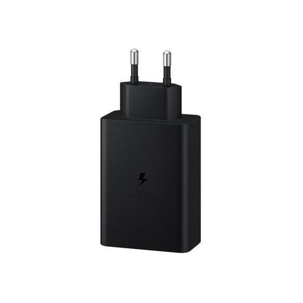 Trio 65W strømforsyning - 2 x USB-C - 1 x USB-A - Sort - uden kabel