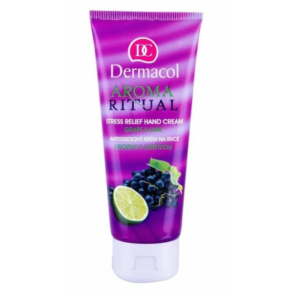 Fuktighetskräm för händer - DERMACOL - Aroma Ritual Druva & Lime - 100ml - Anti-aging - Utan parabener