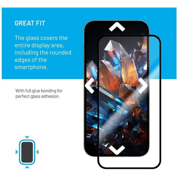 FIXED Armor med applikator til Samsung Galaxy A55 5G sort