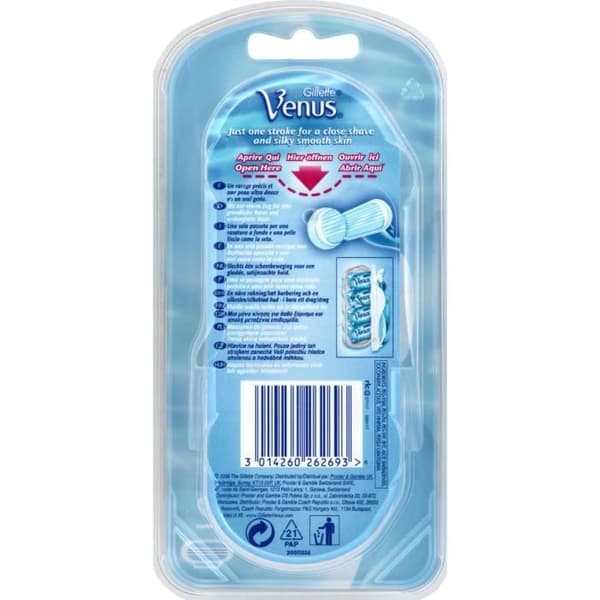 Gillette Venus Kvindelig Barberblad med 2 ekstra blade