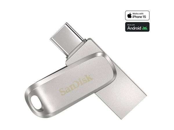 SanDisk Ultra Luxe USB 3.1 Typ-C 512 GB Silver