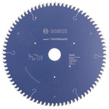 Cirkelsavblad - BOSCH - Expert for Multi Material - 254 x 30 x 2,4 mm - Stål - 80 tænder