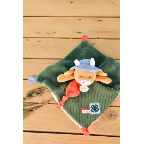 Aneth koen - flad doudou - DOUDOU ET COMPAGNIE - KRAMMEDYR/Doudous - Rød - Polyester / Bomuld