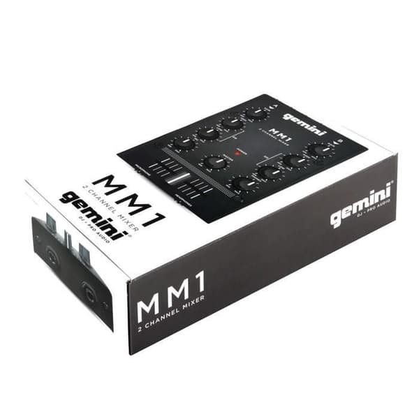 GEMINI MM1 MINI MIXER DJ-plade 2 kanaler