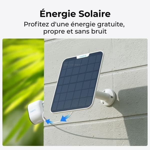 Solpanel - REOLINK - SR3 - 5,8 W - Vit